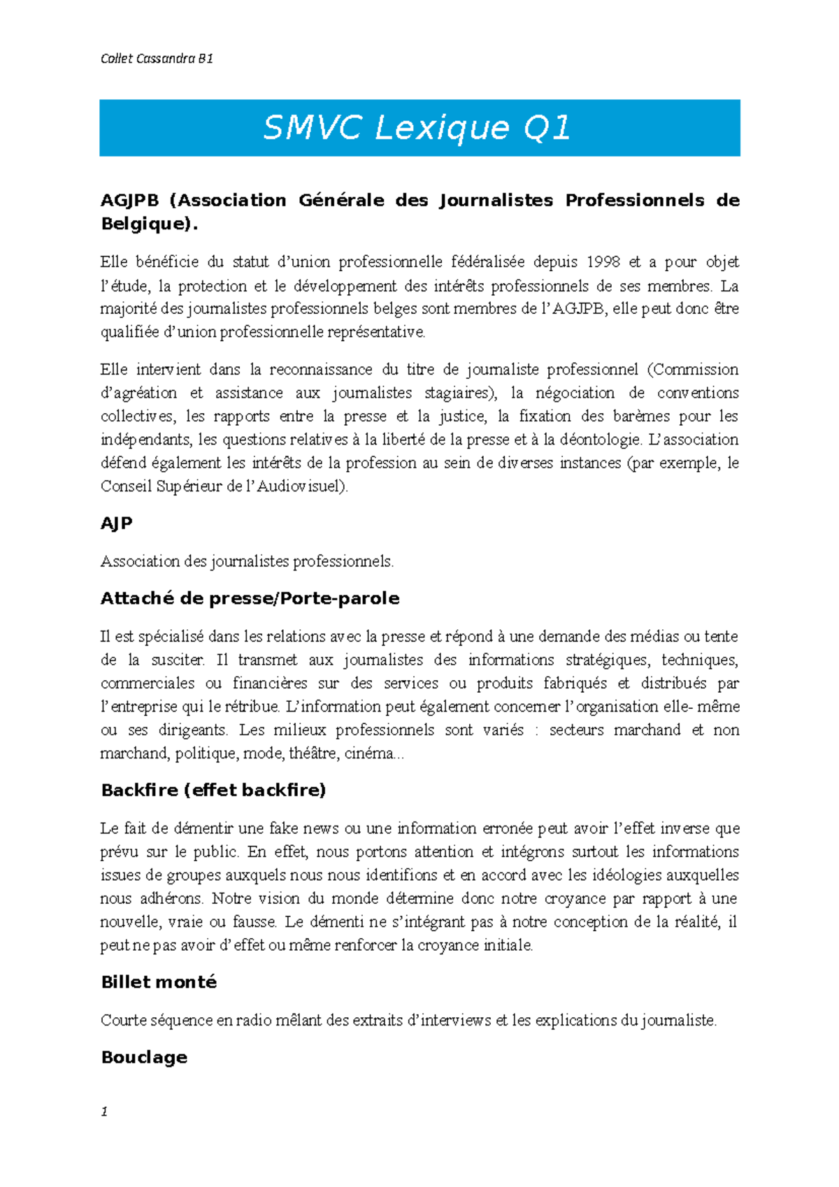 Q1 SMVC Lexique - SMVC Lexique Q AGJPB (Association Générale des ...