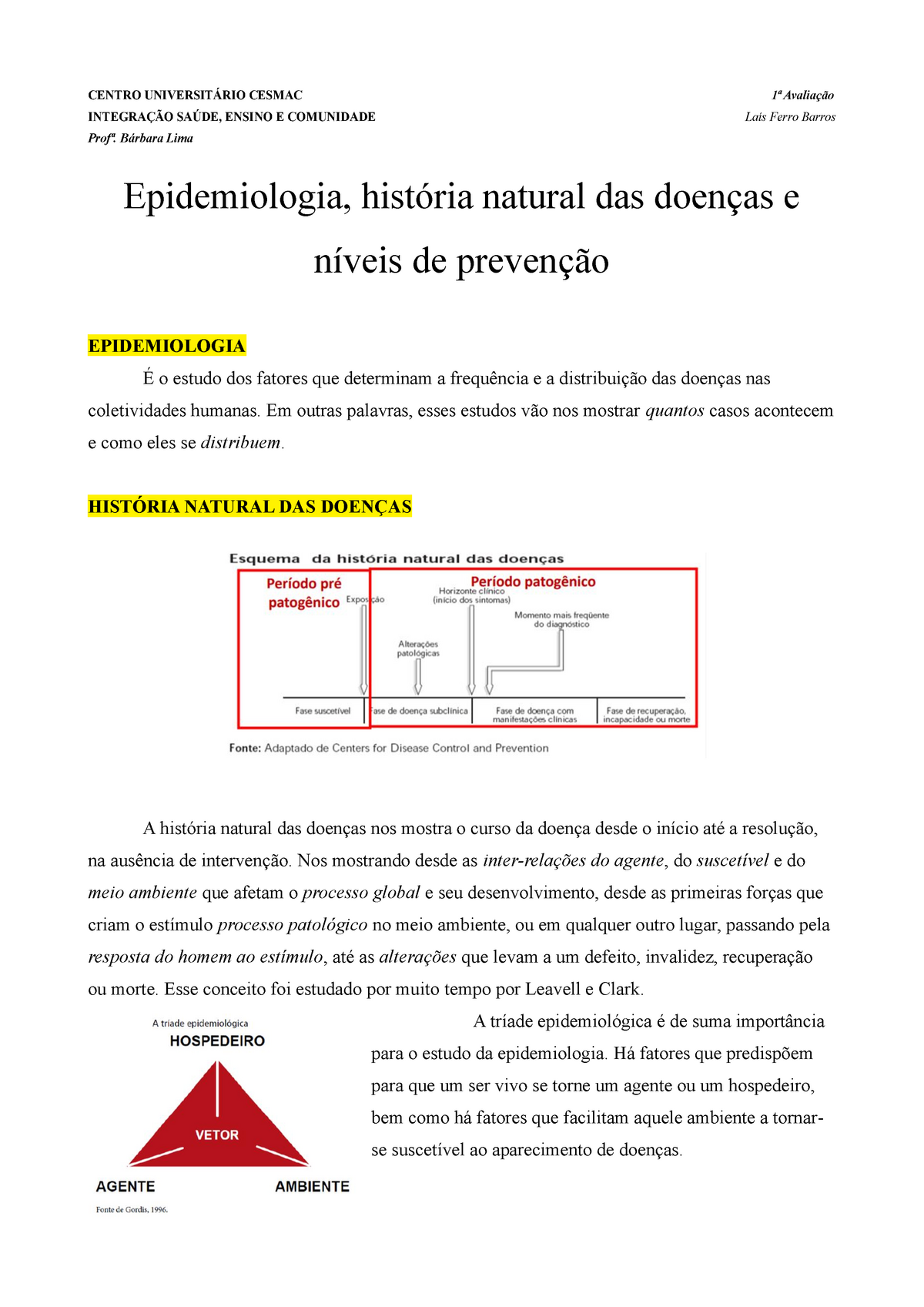 PDF) Conceituação, epidemiologia e prevenção primária