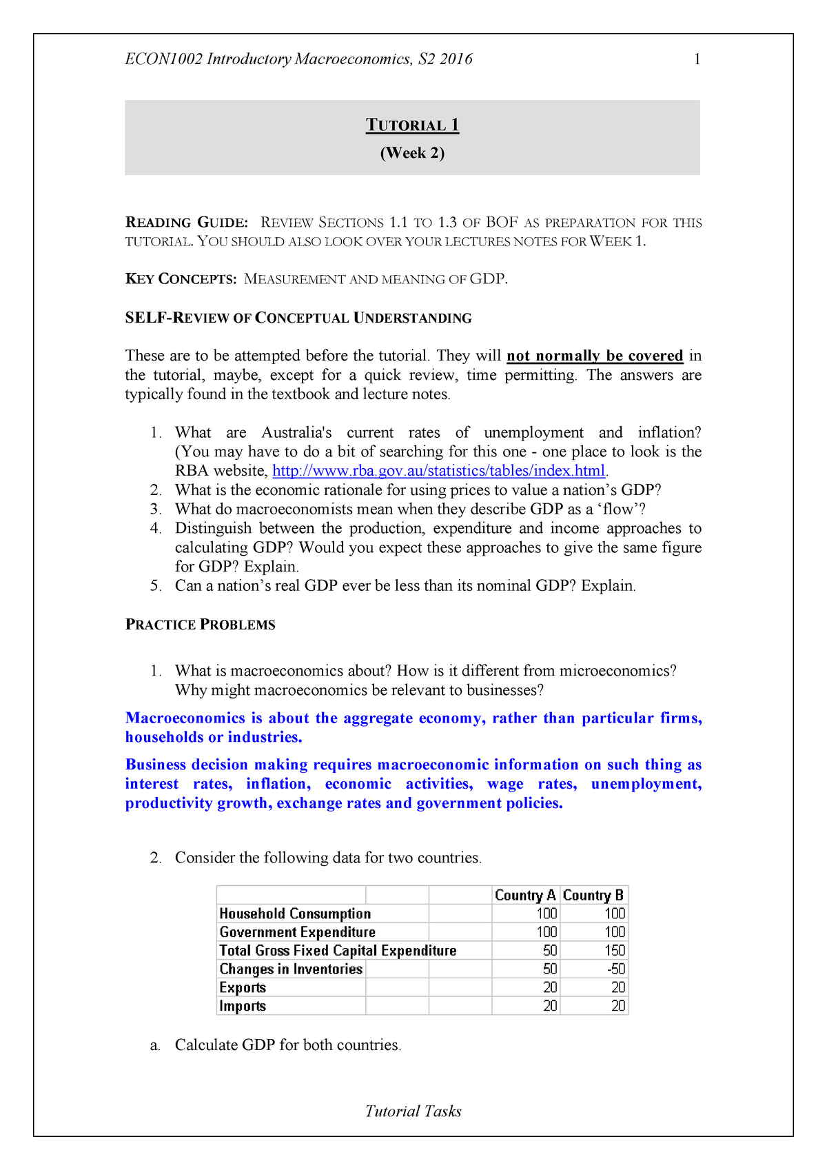 Microeconomics Notes ECT1100, ECF1100 - Microeconomics - Monash