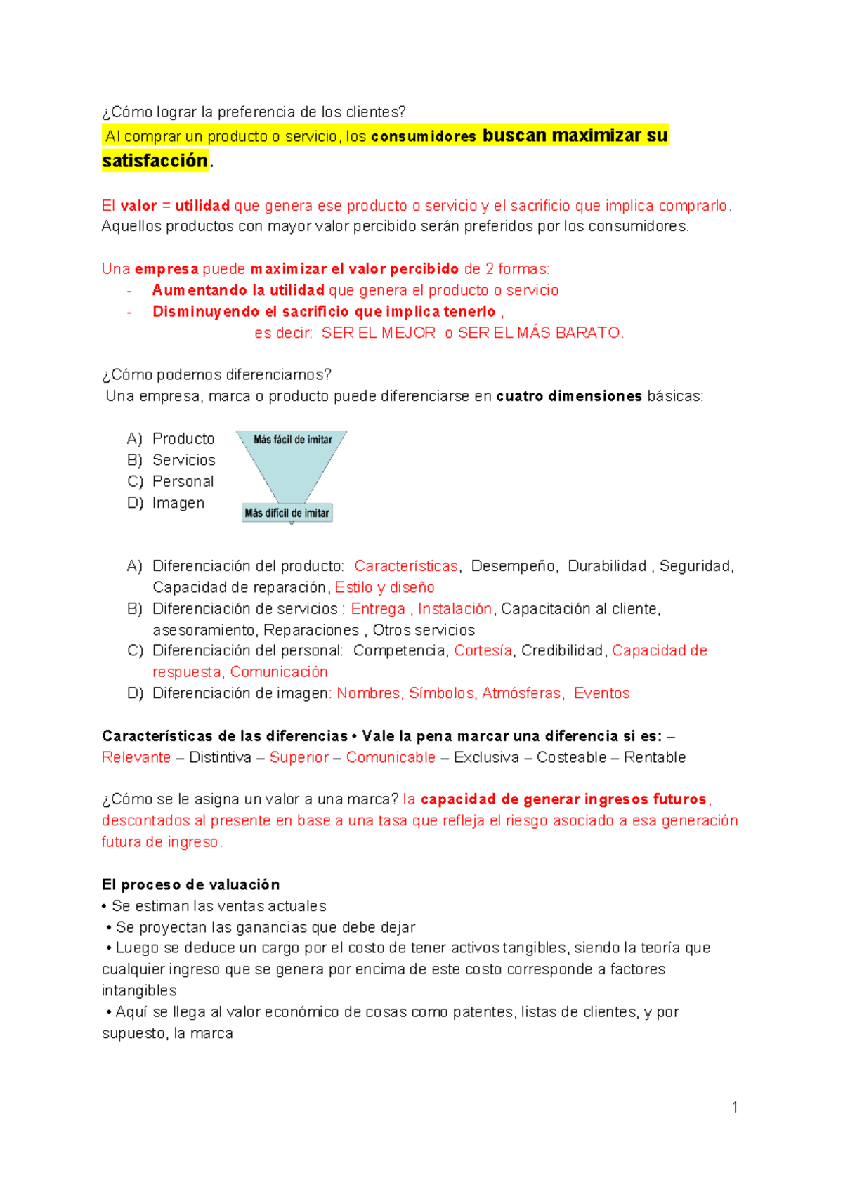 Preferencias del consumidor respecto a marcas productos y servicios