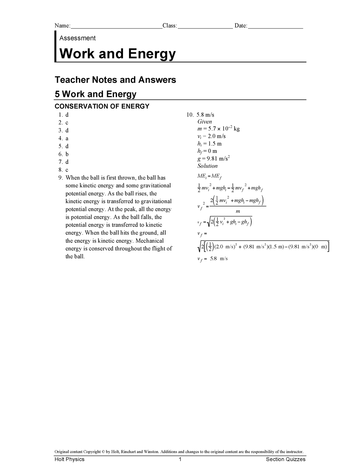 revision-sheet-3-conservation-of-energy-name