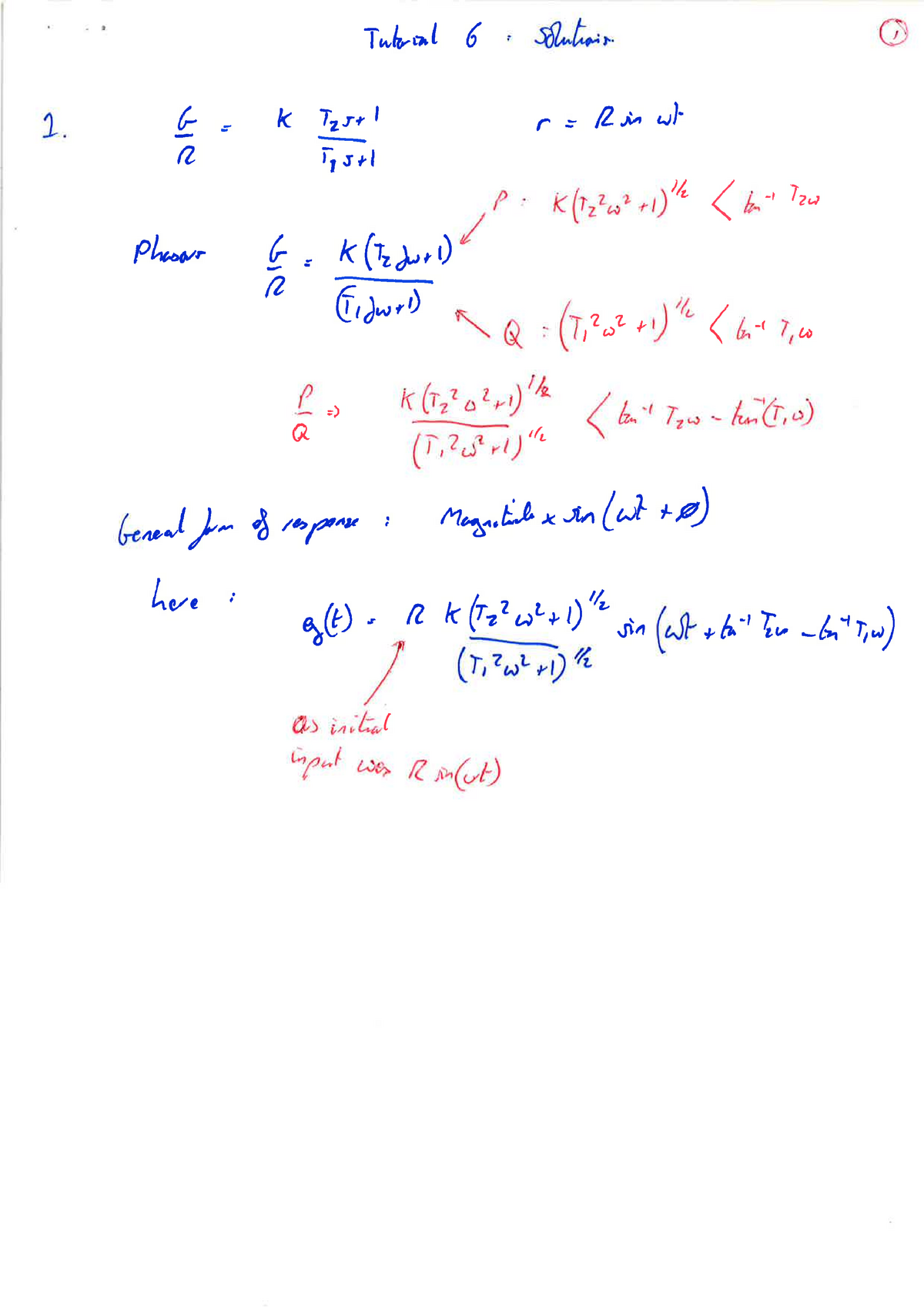 Tutorial 6 revised Solutions - MEC3457 - Studocu