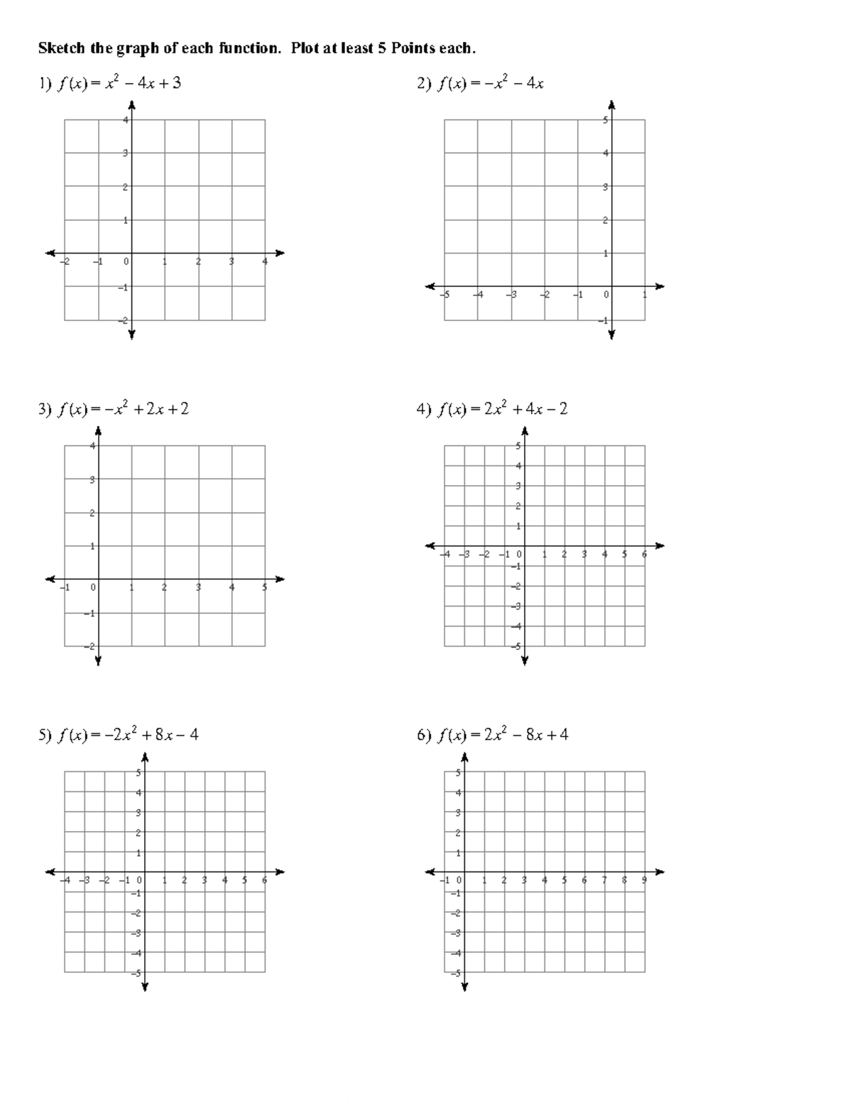 Graphing Parabolas Worksheet - ©j R Kw U5t Oab I S A Owfet Z Wb A 6 Rv 