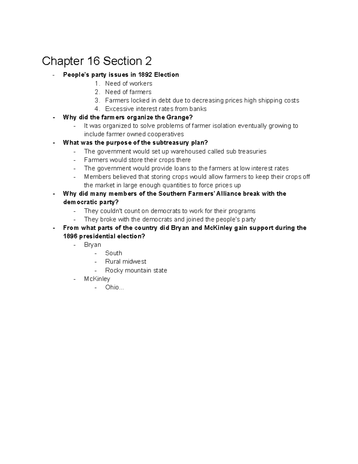 chapter-16-section-2-summary-of-the-history-of-america-chapter-16