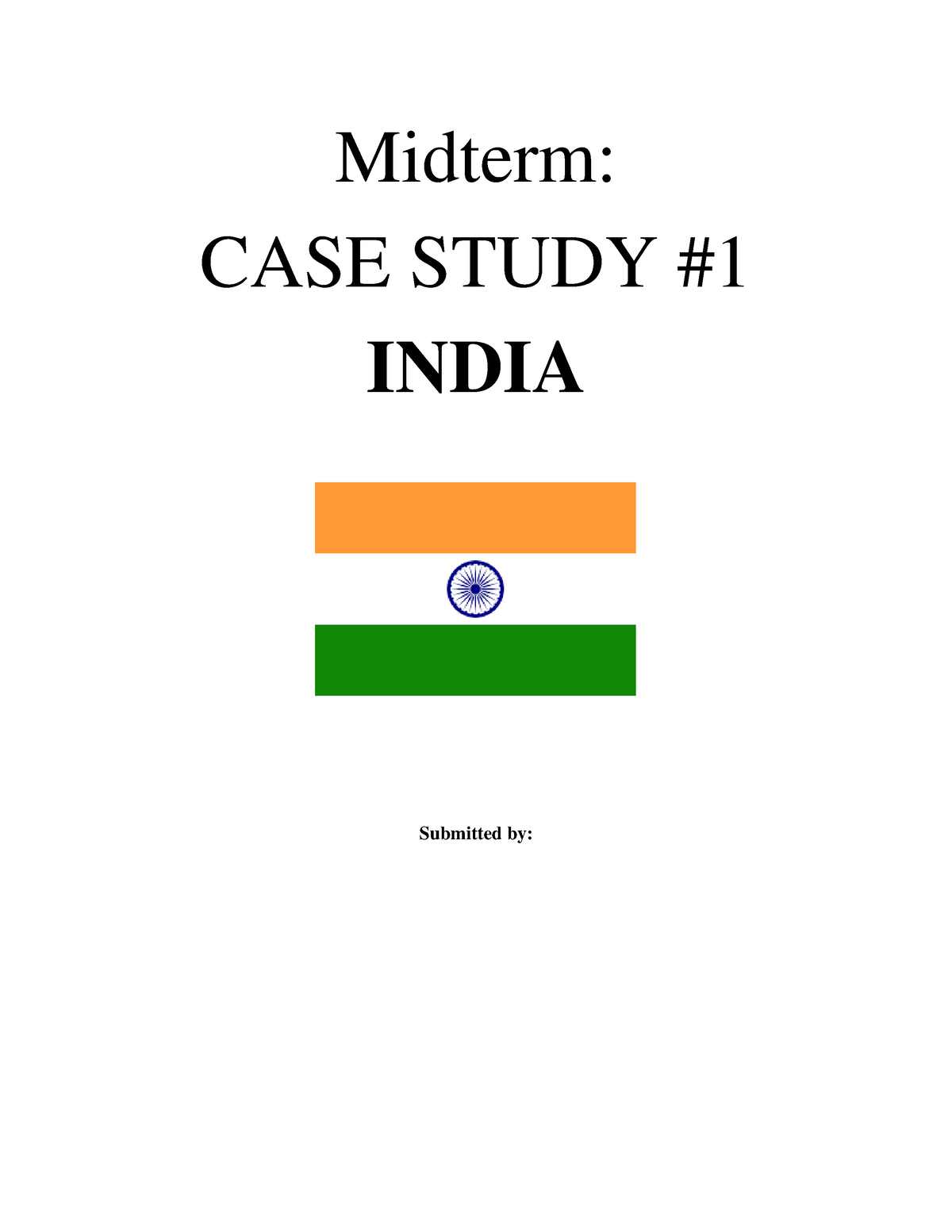 business case study india