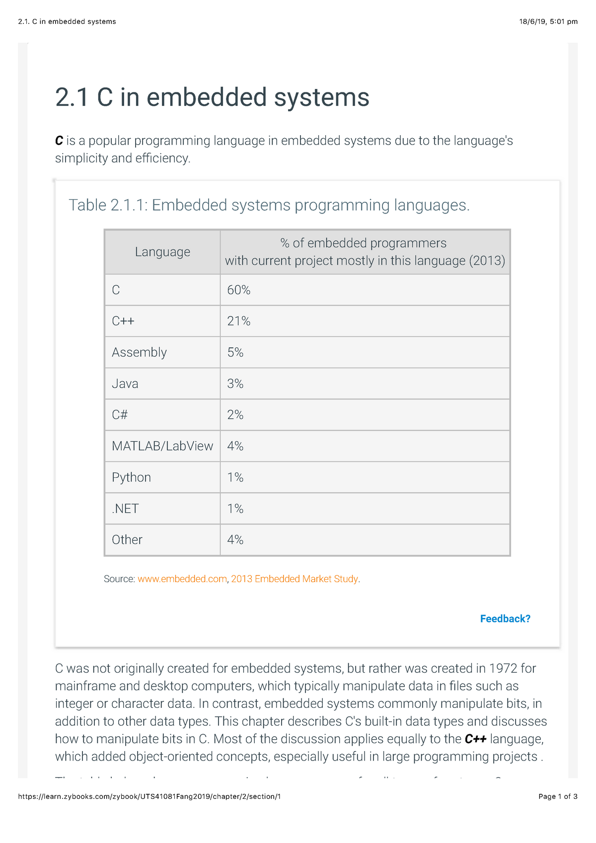 2.1. C In Embedded Systems - C In Embedded Systems 18/6/19, 5)01 Pm ...