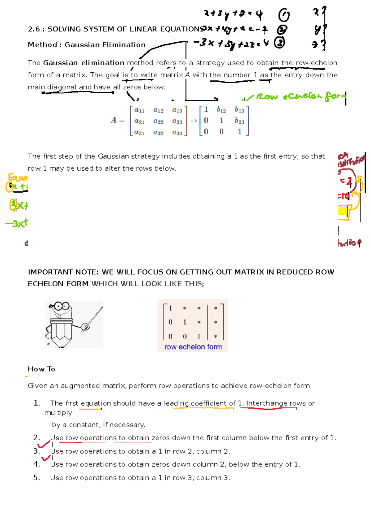 Solving System OF Linear Equations July 2020 - 2 : SOLVING SYSTEM OF ...