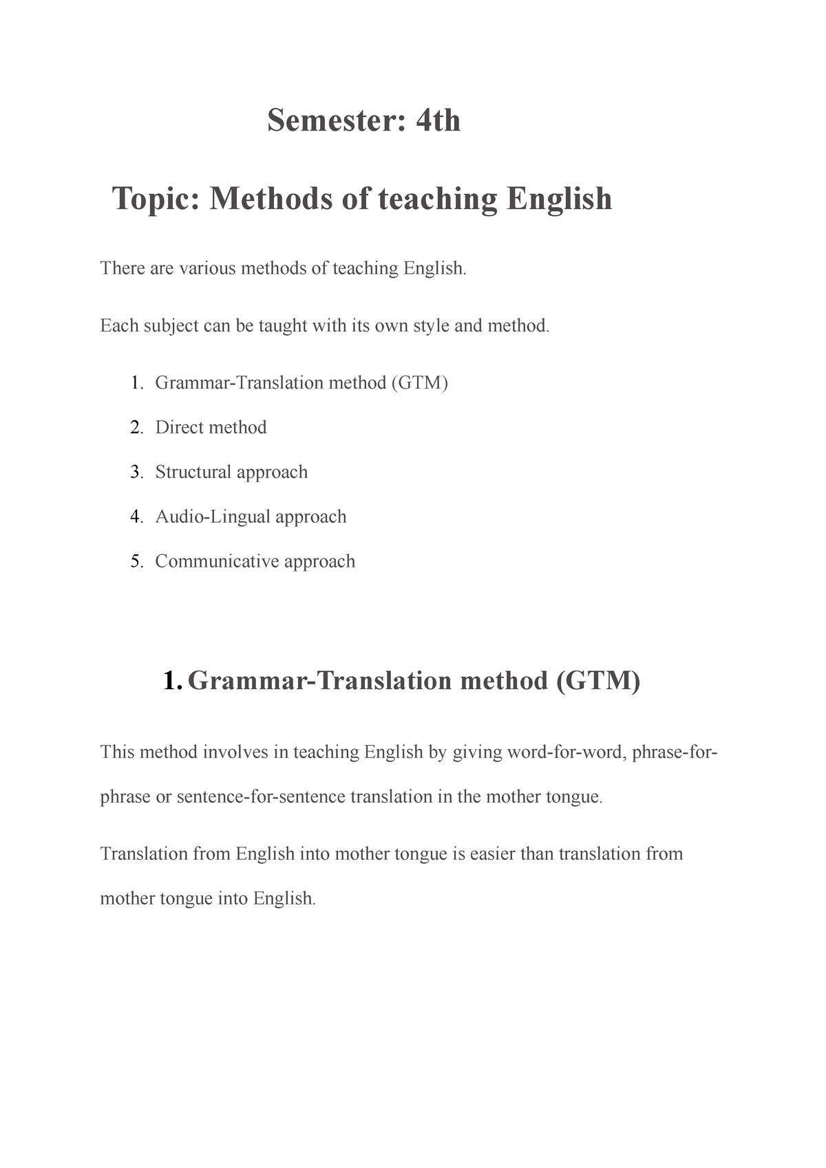 5-methods-of-teaching-english-semester-4th-topic-methods-of