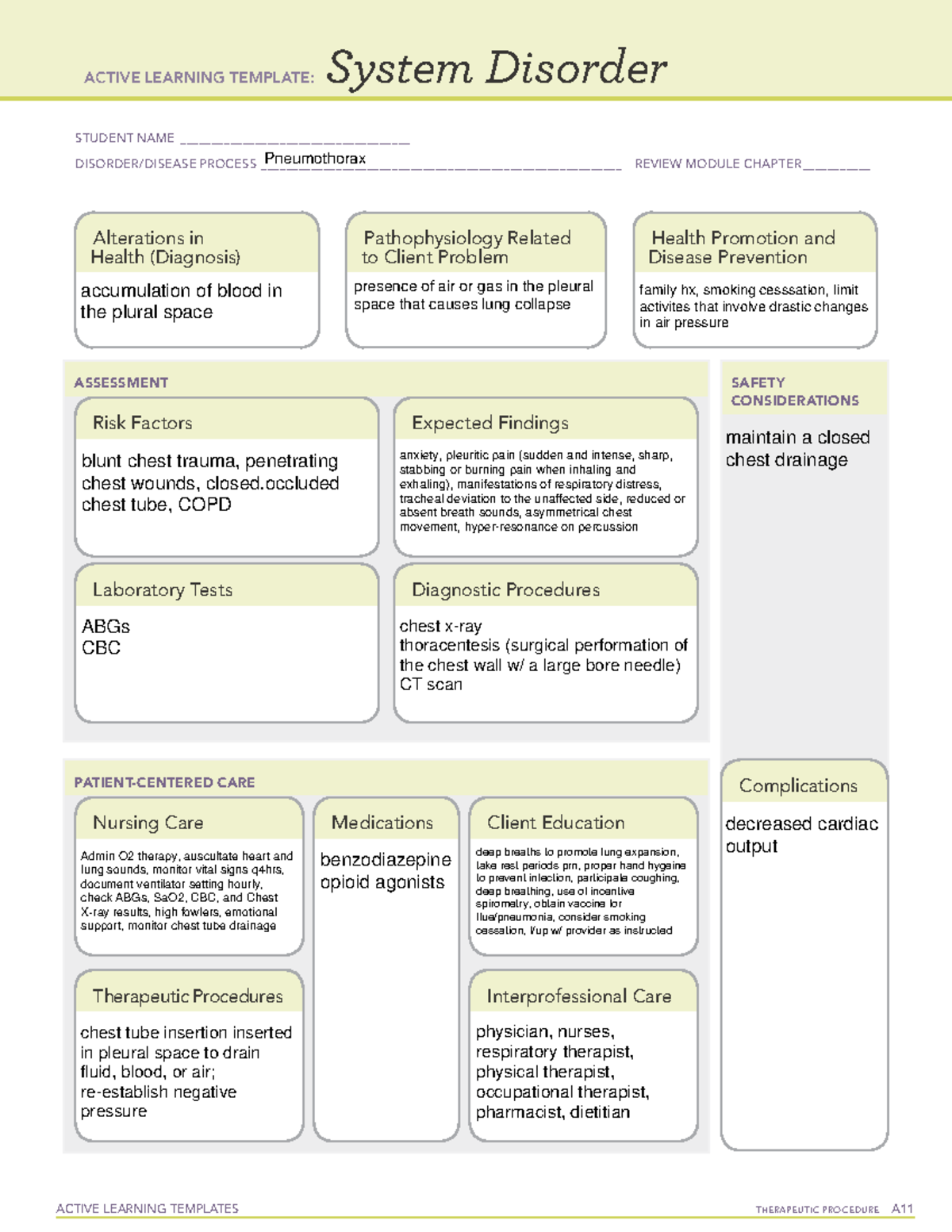 NPhillips ATIDisorder Pneumothorax 050722 - ACTIVE LEARNING TEMPLATES ...