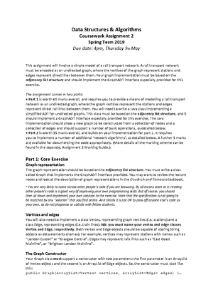 DSA - Sample Questions 2019 - Past Paper Questions (Data Structures and ...
