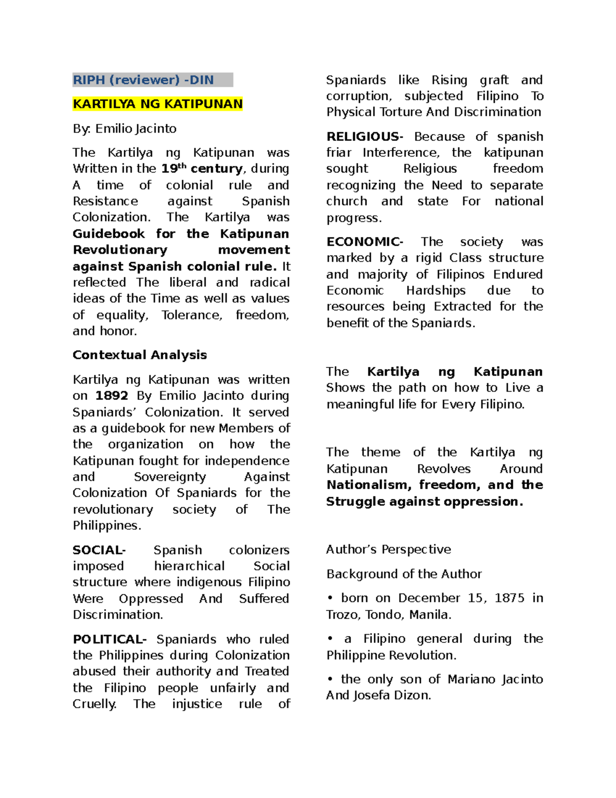 RIPH rreviewer (rreportings) - RIPH (reviewer) -DIN 🐮 KARTILYA NG ...
