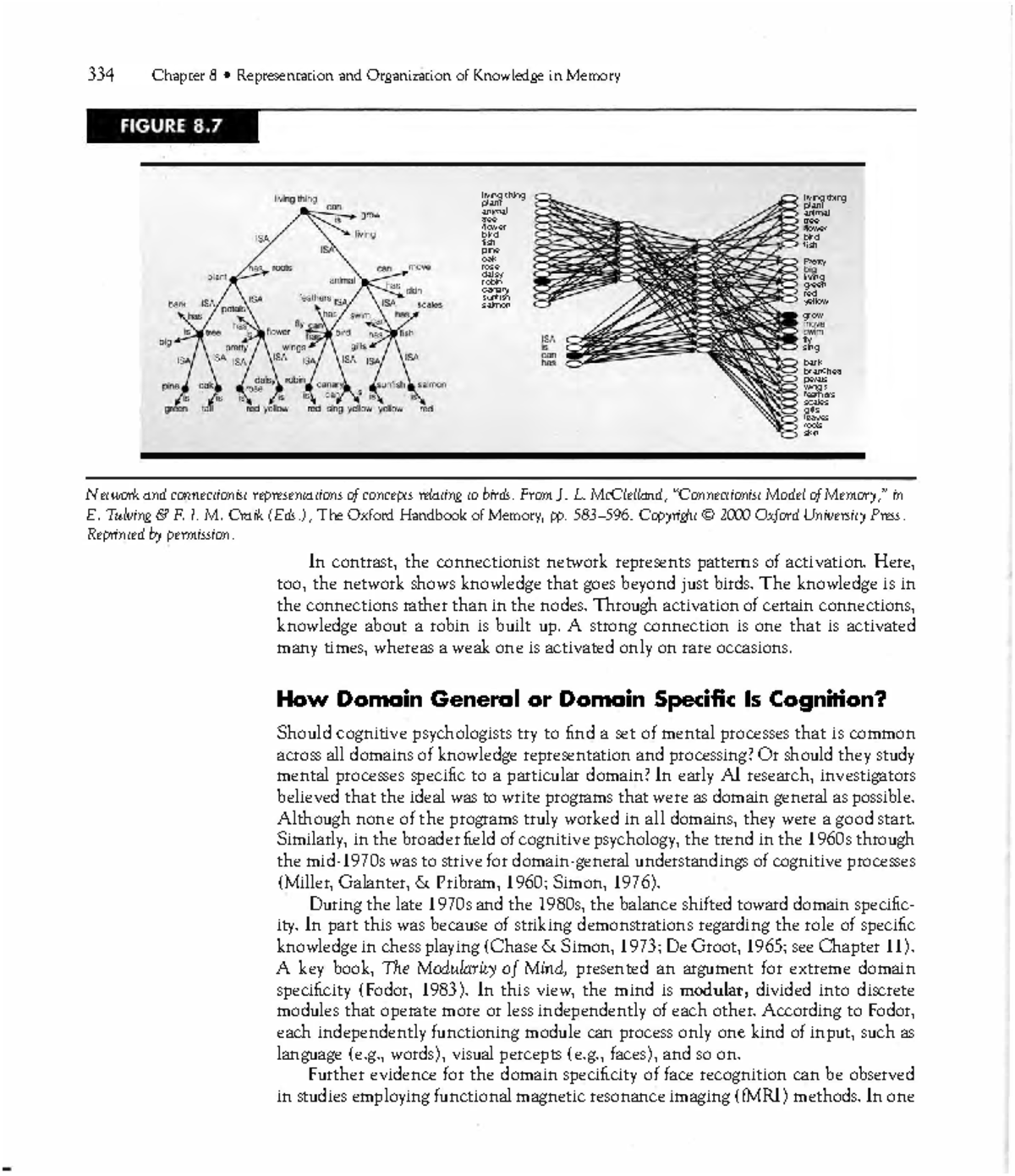 Psychology - Study Cognitive 39 - 334 Chapter 8 • Representation and ...