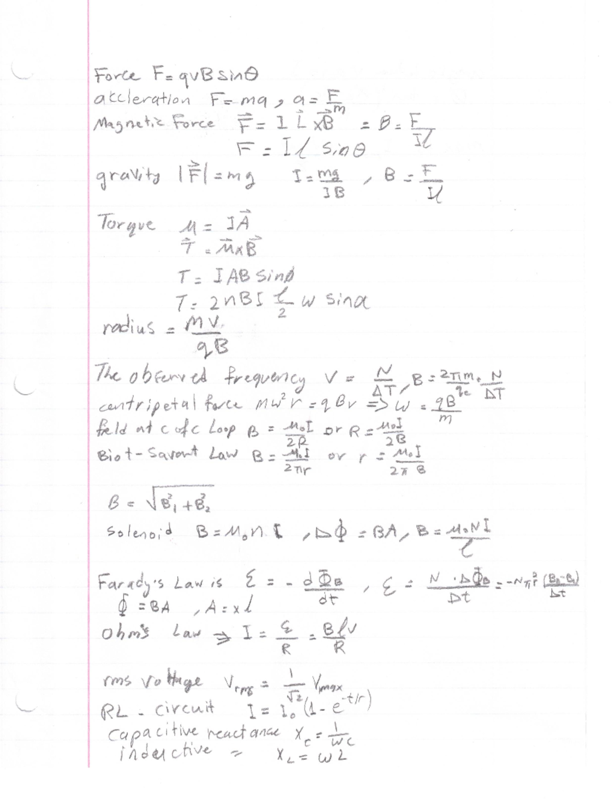 Exam 2 Supporting Docs - PHYS 2044 - Studocu