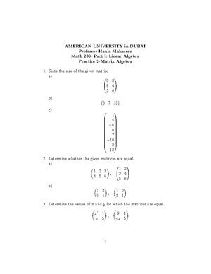 Maths 2 Answer Sheet - Math - FAMILIARISATION ANSWER SHEET ...