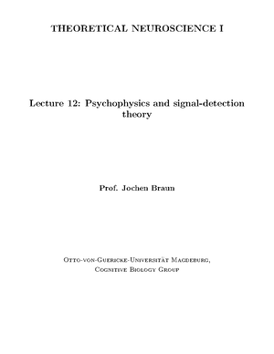 Psychology Practical Notebook - Experimental Psychology - Studocu