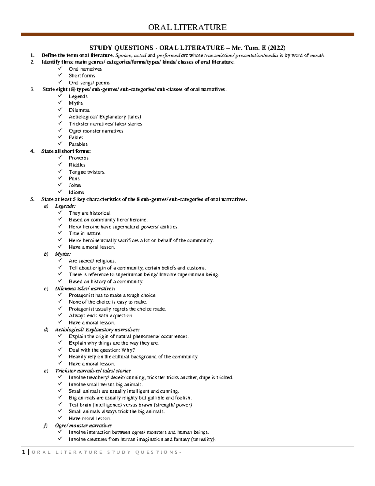 oral-literature-study-questions-oral-literature-mr-tum-e-2022