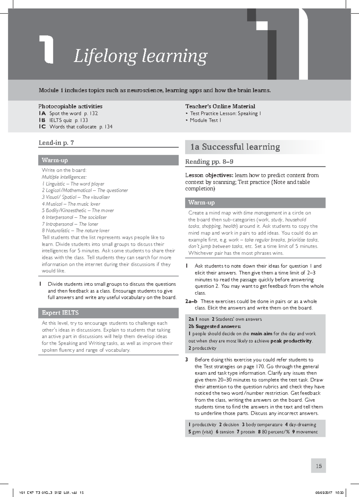 M01 EXP TB U01 - Apuntes de conta - 15 111111 Module 1 includes topics ...