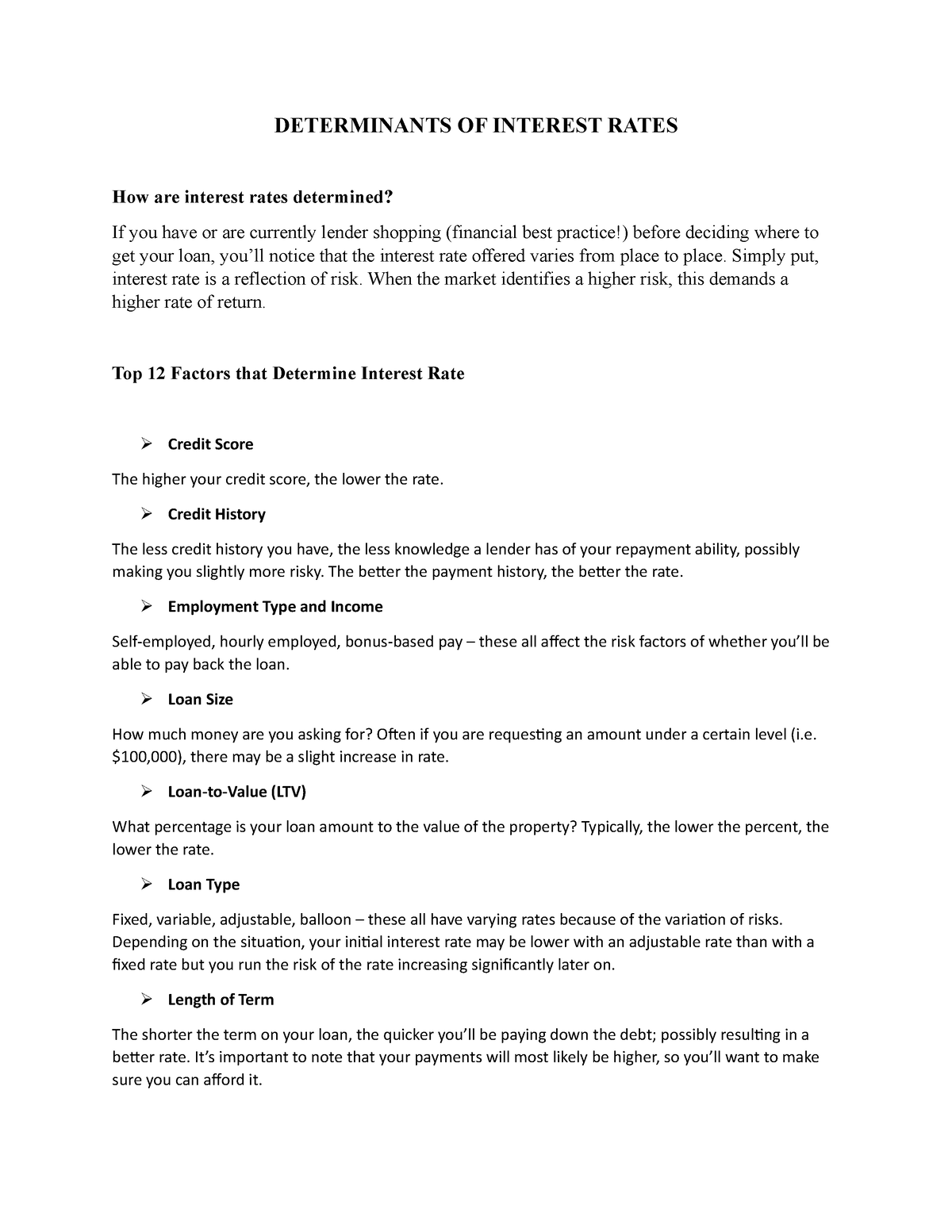 determinants-of-interest-rates-determinants-of-interest-rates-how-are