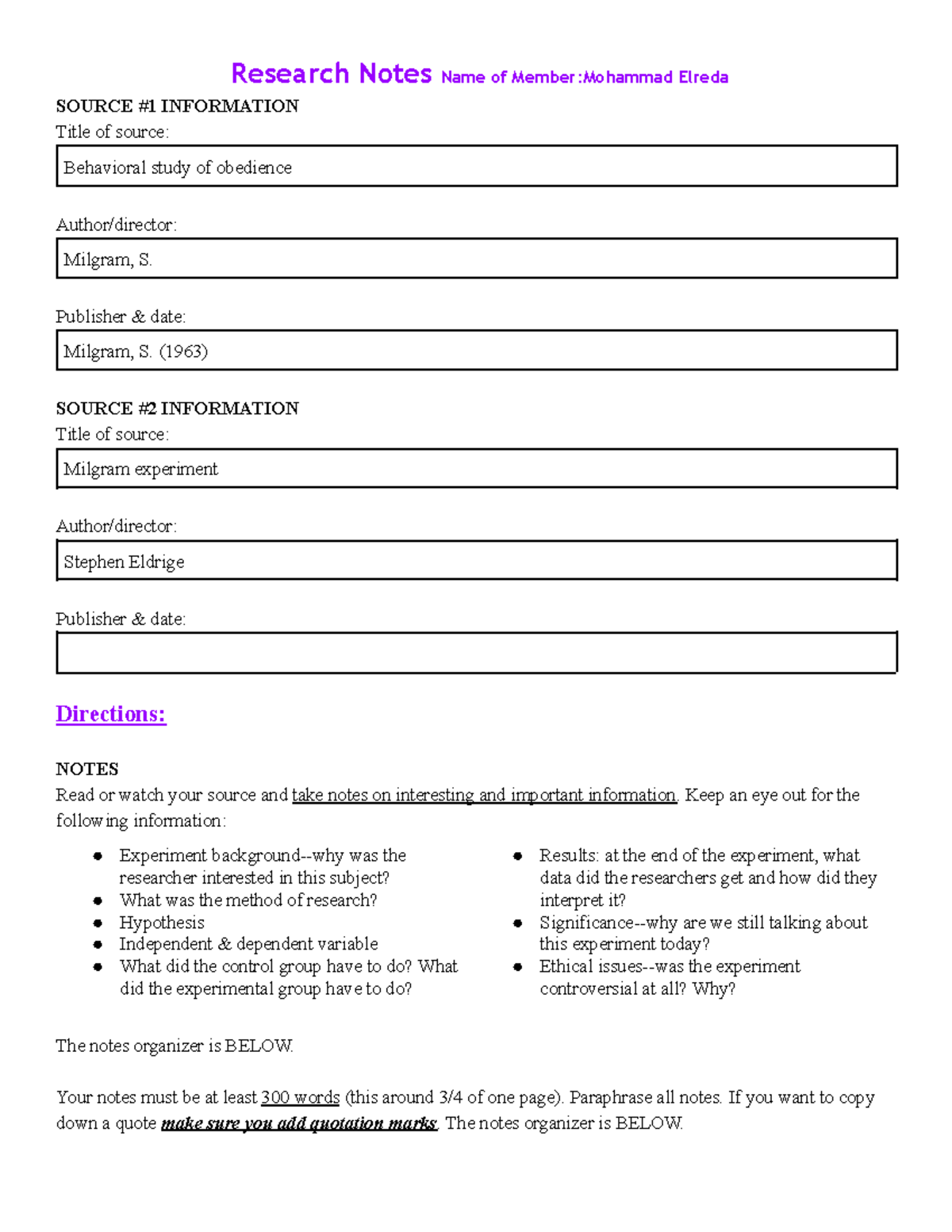 Copy of Research Notes - Uunnj - Research Notes Name of Member:Mohammad ...