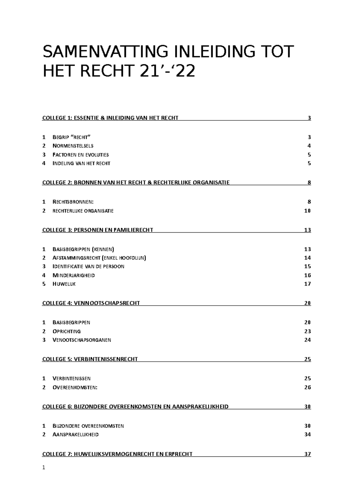 Samenvatting Inleiding Tot Het Recht (2021-2022) - SAMENVATTING ...