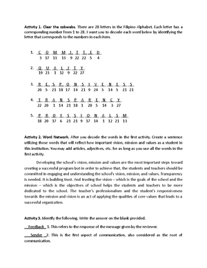 Lecture Notes - Purposive Communication [ Communication IN THE 21ST ...