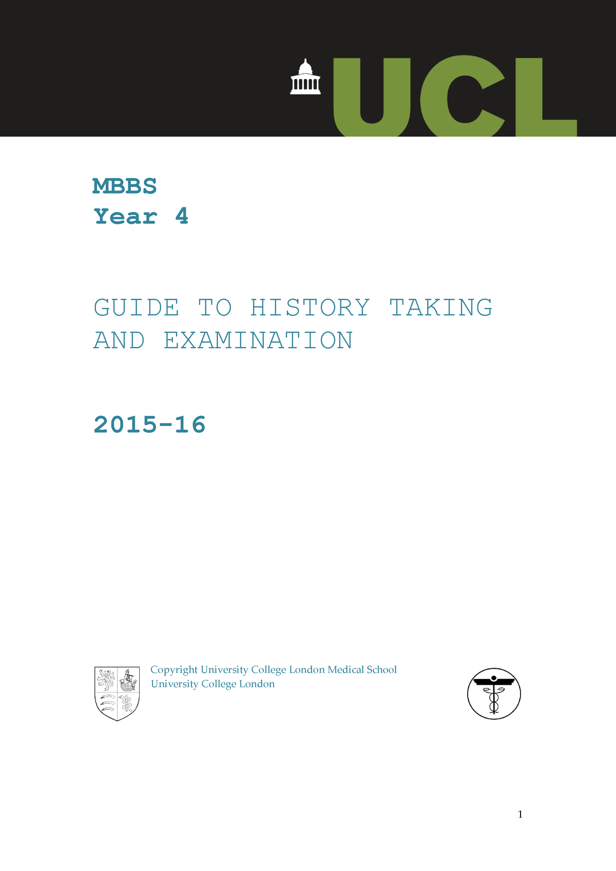 History-exam - Practice History Taking Reference - 1 MBBS Year 4 GUIDE ...