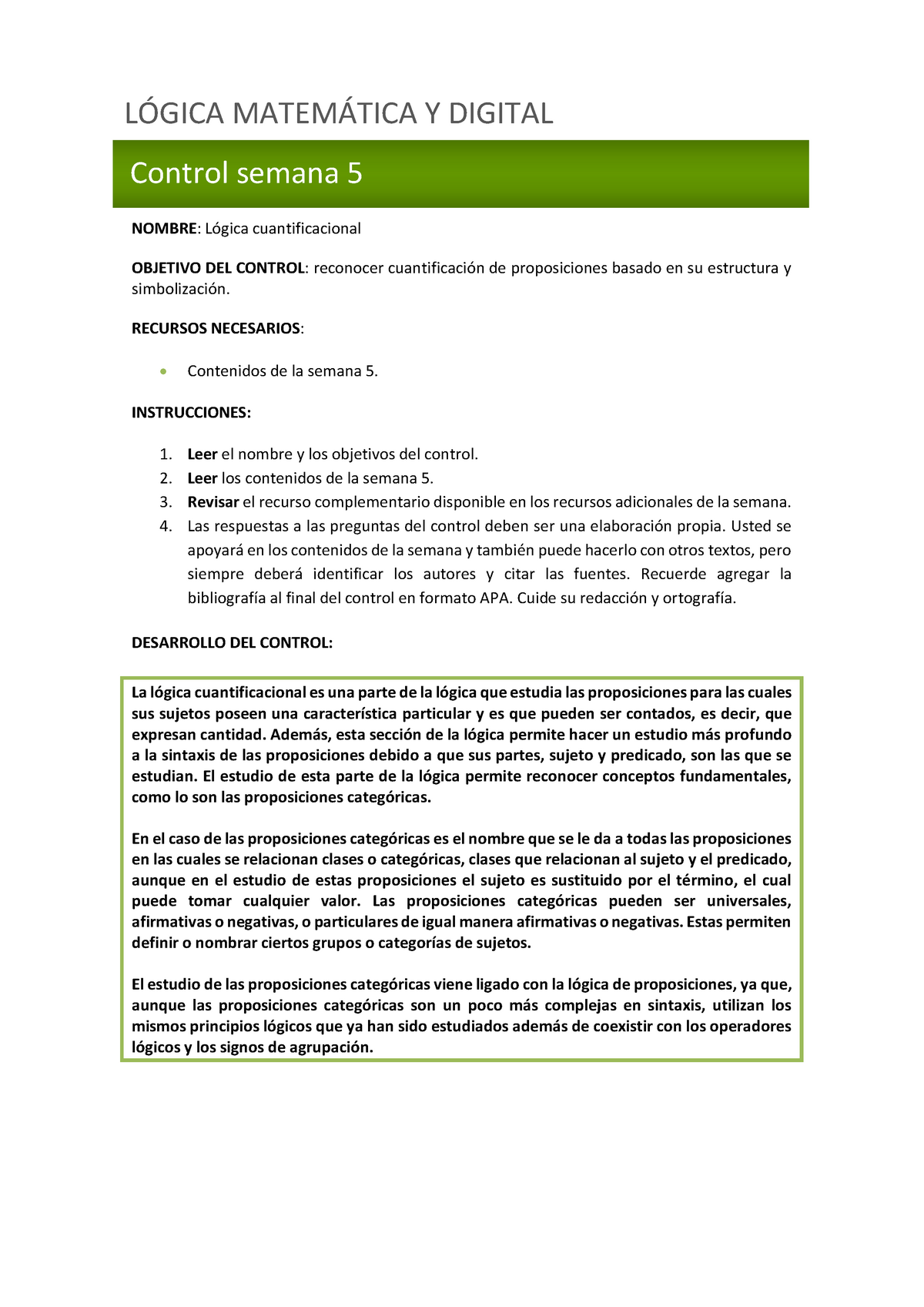 Control Semana 5 Mate - Curso De Matematica Logica Y Digital De Iacc ...