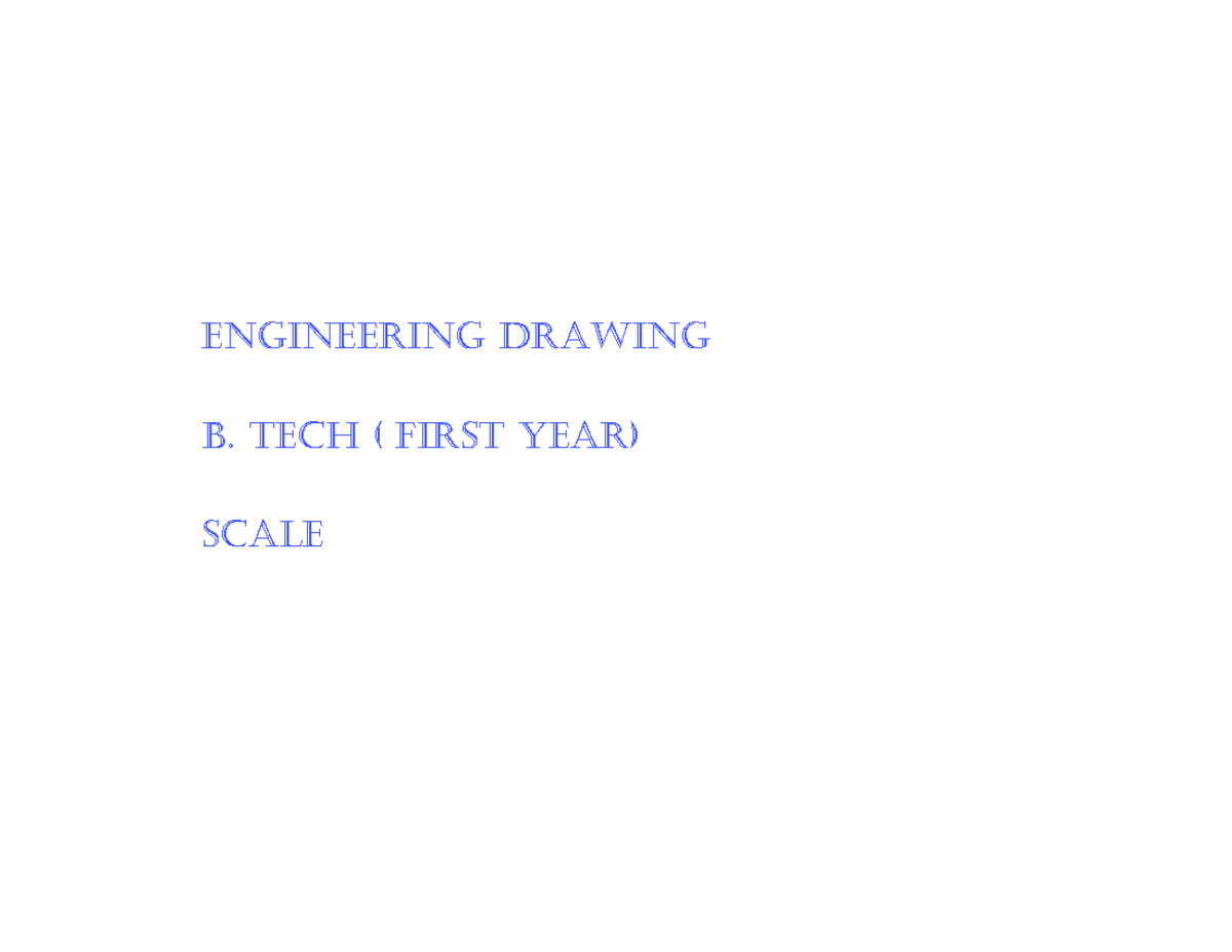 Engineeringdrawingscales Definition A scale is defined as the ratio
