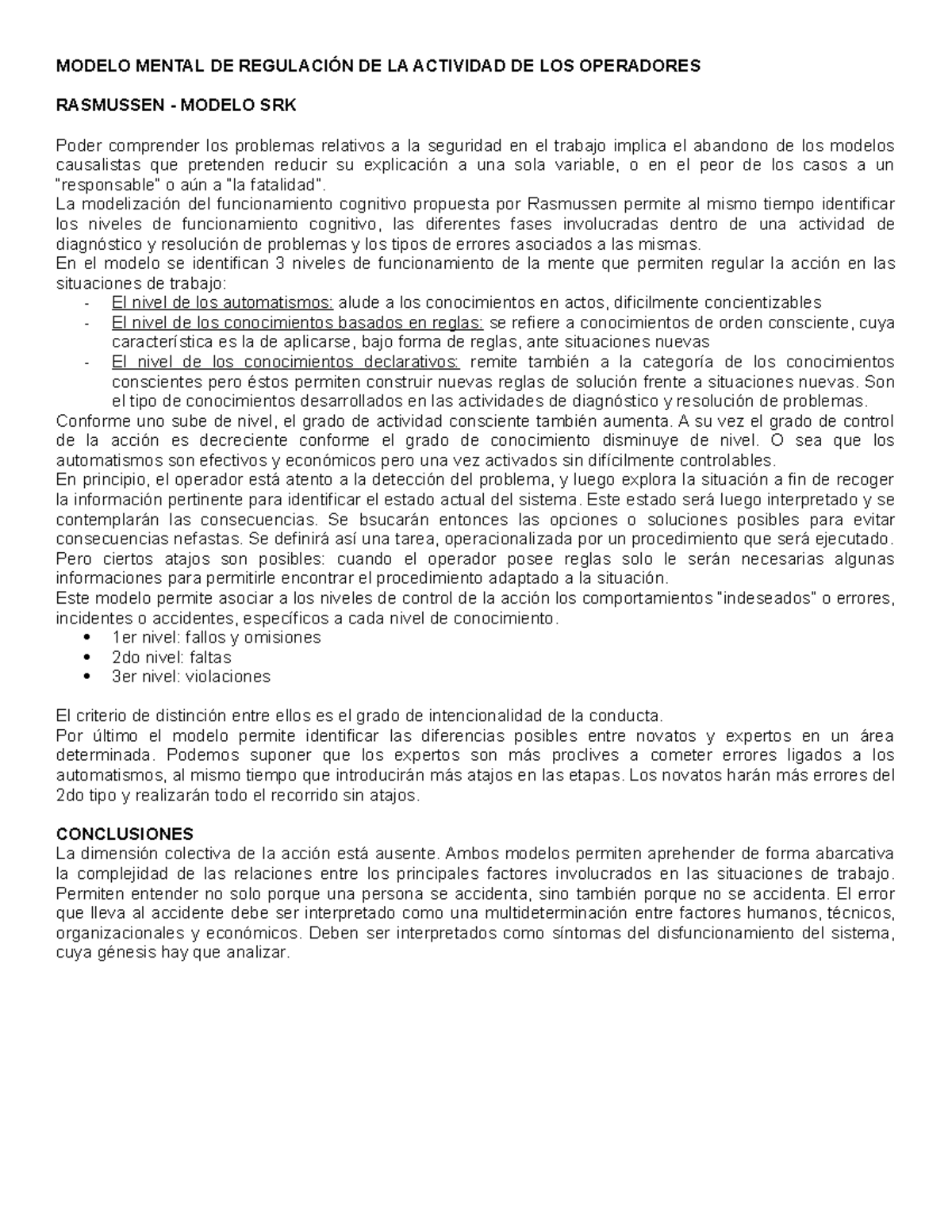 Modelo srk - MODELO MENTAL DE REGULACIÓN DE LA ACTIVIDAD DE LOS ...