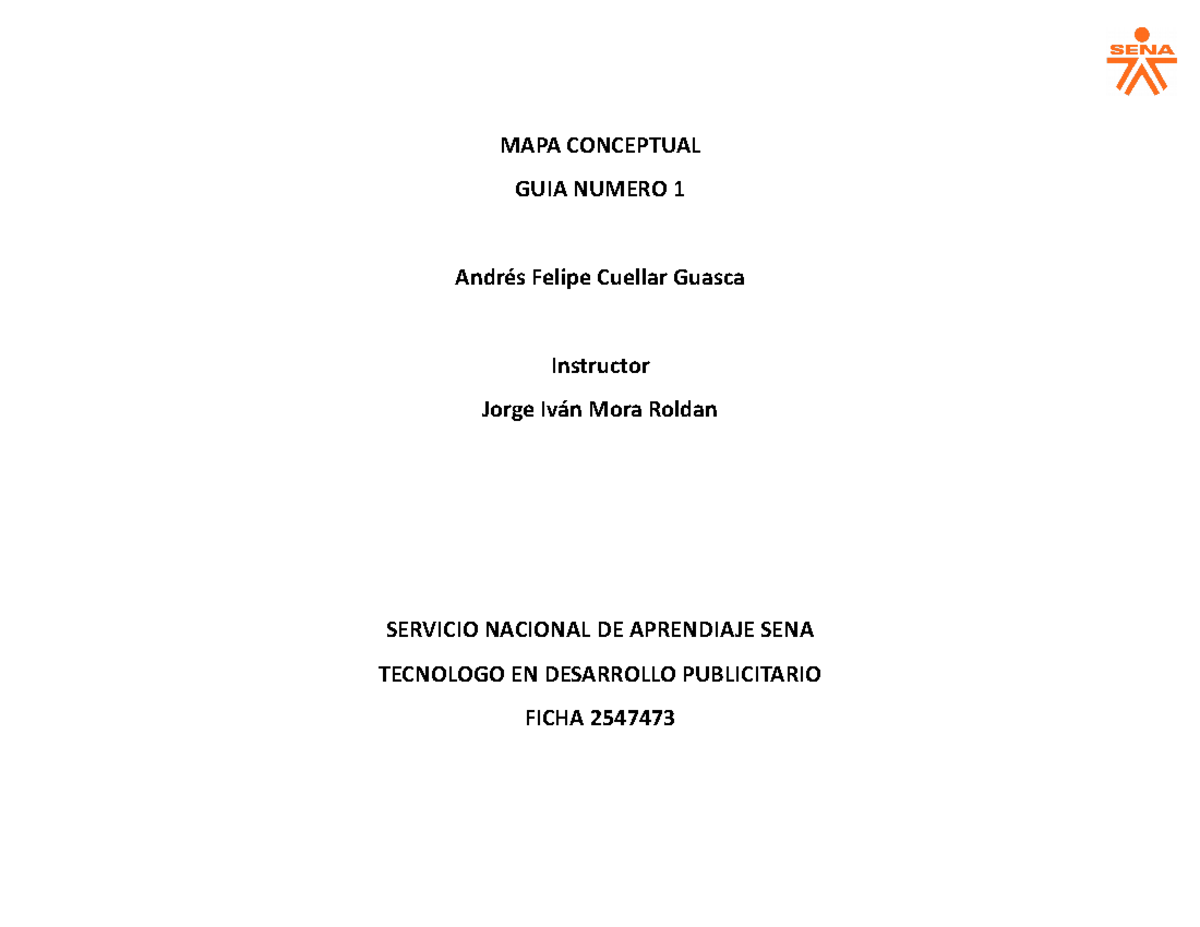 Evidencia Mapa Conceptual Aa1 Ev01 Evidencia Mapa Conceptual Aa1 Ev