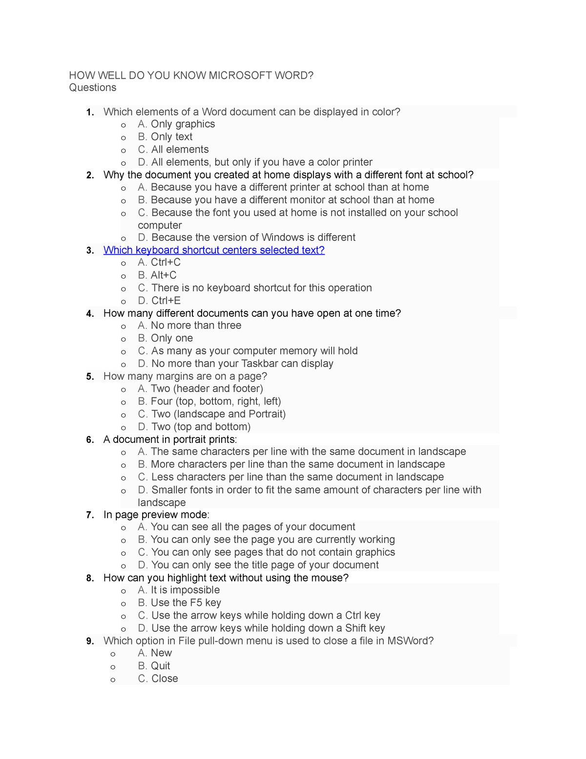 diagnostic-exam-microsoft-word-excel-and-ppt-how-well-do-you-know