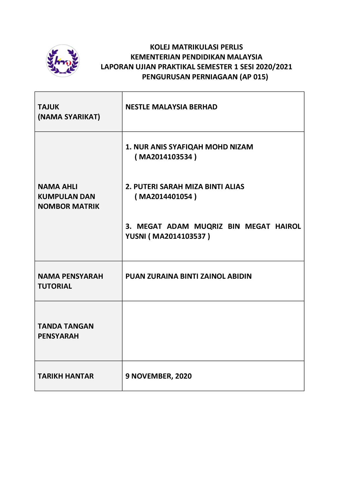 group assignment ap015