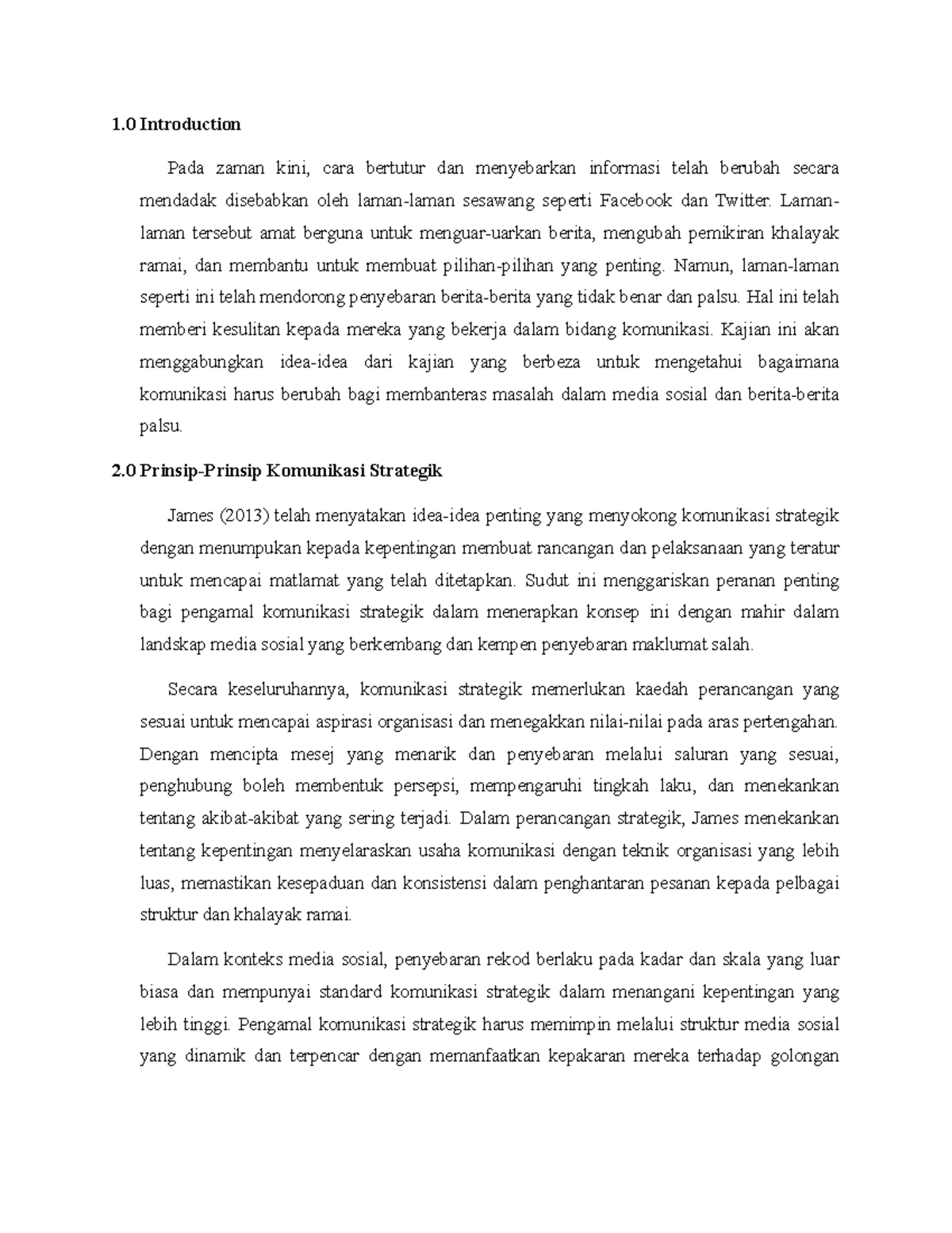 Kebangkitan Media Sosial Translation work - 1 Introduction Pada zaman ...