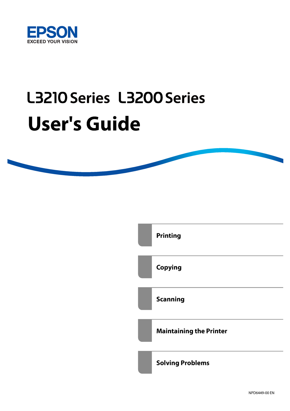 Epson Manual - Interesting - User's Guide Printing Copying Scanning ...