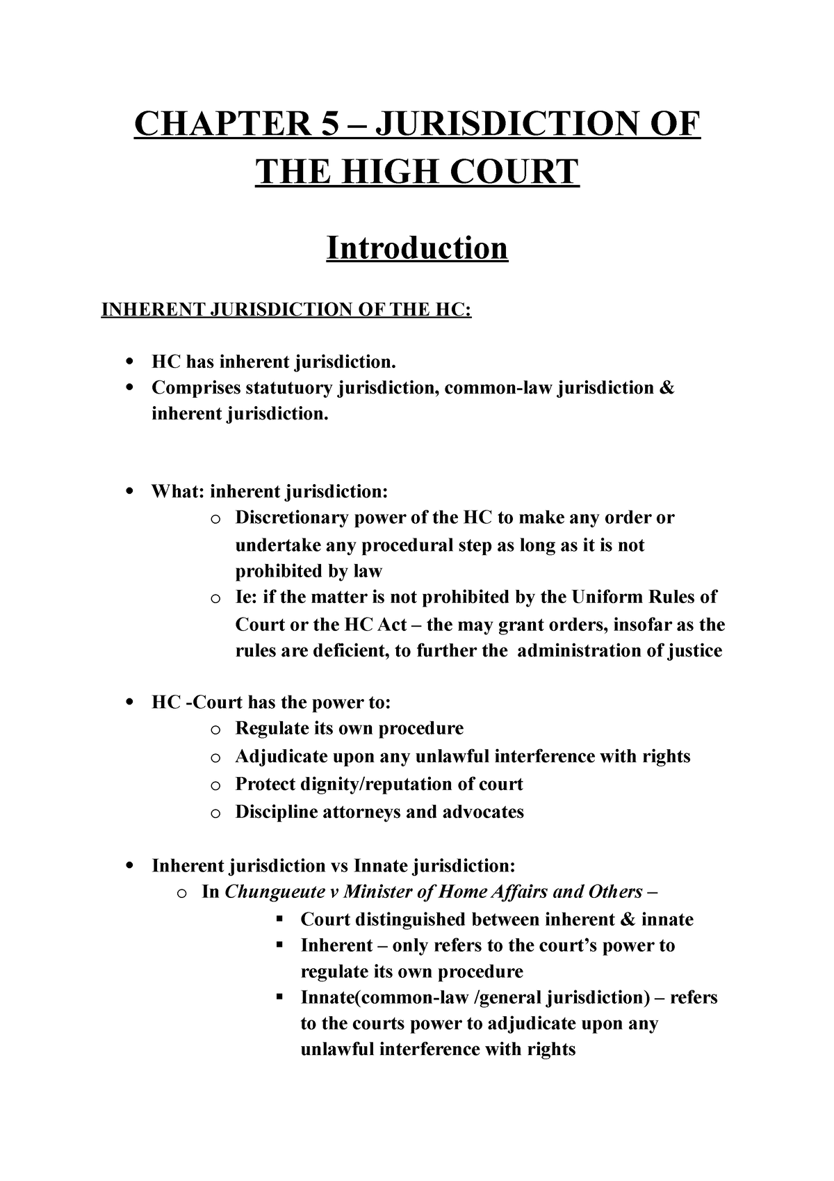 introduction to jurisdiction essay