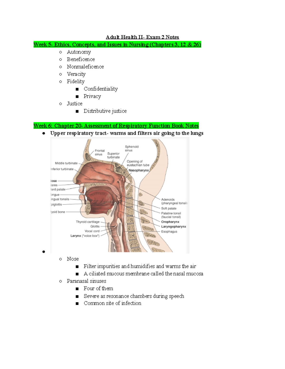Adult Health II- Exam 2 Notes - Deprecated API usage: The SVG back-end ...