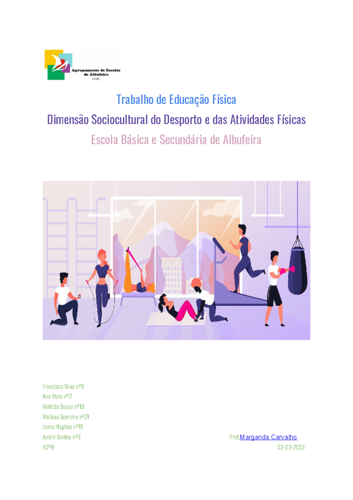 Trabalho de educação física - Trabalho de Educação Física Dimensão ...
