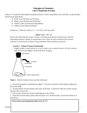 Lab+11 - Organic Chem II - Principles of Chemistry Lab 11: Organic ...