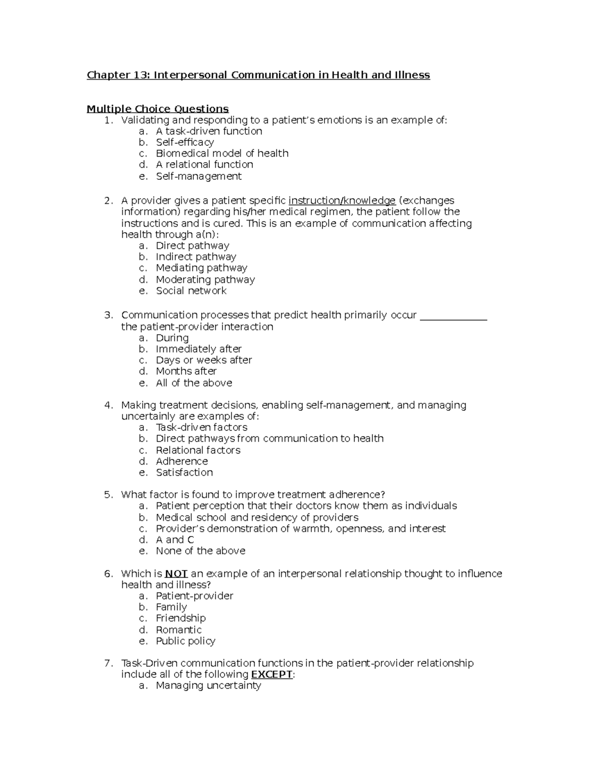 C13 - v0134626133 CH02 TB - Chapter 13: Interpersonal Communication in ...