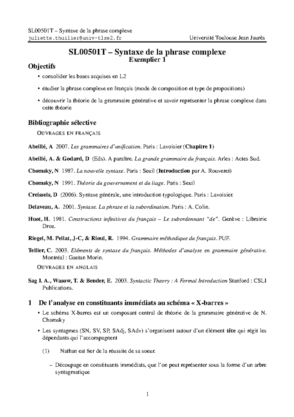 Cours 1 exemplier - base du diaporama 1 - novembre 2021 - juliette@univ ...