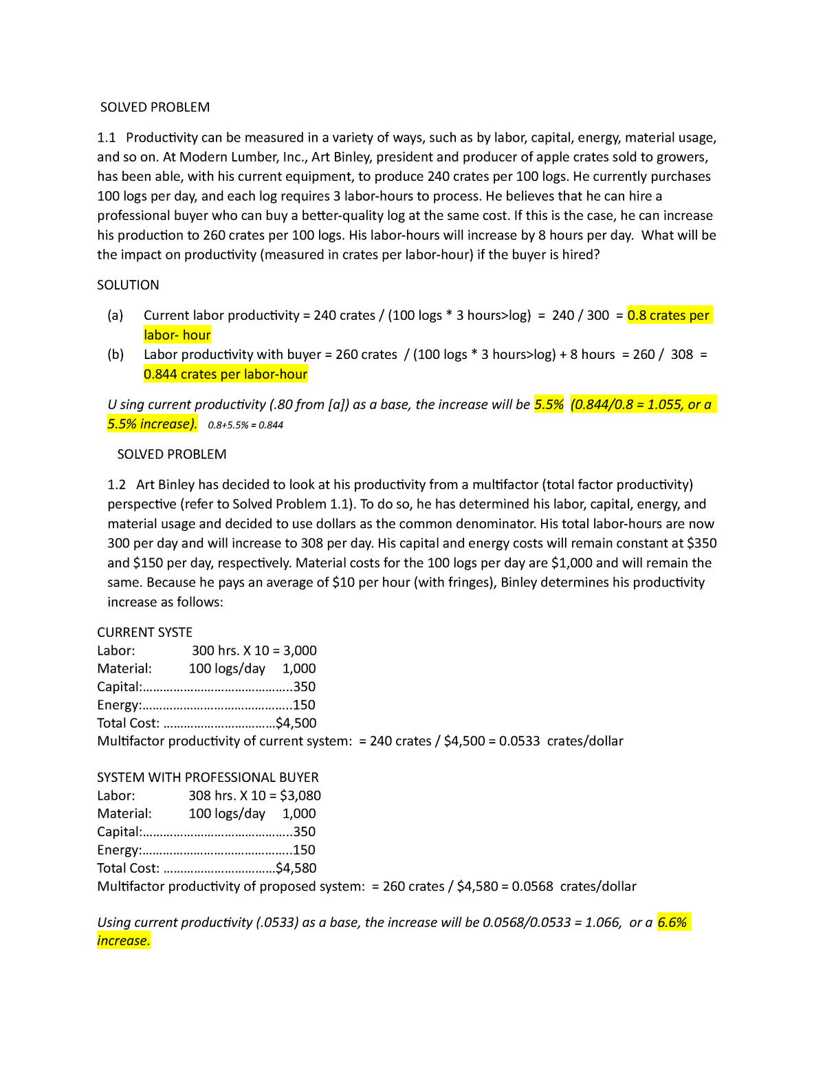 modern-lumber-inc-centennial-college-solved-problem-1-producivity