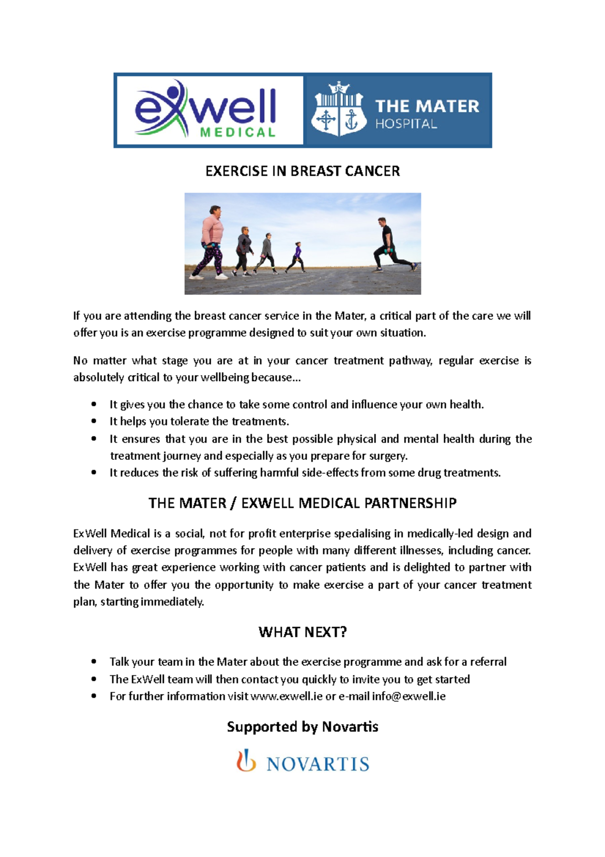 Exercise IN Breast Cancer 2 - EXERCISE IN BREAST CANCER If you are ...