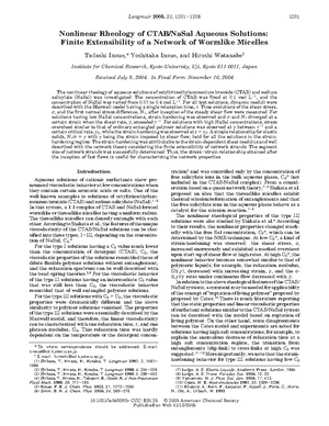 An Introduction to Rheology - AN INTRODUCTION TO RHEOLOGY H.A Senior ...