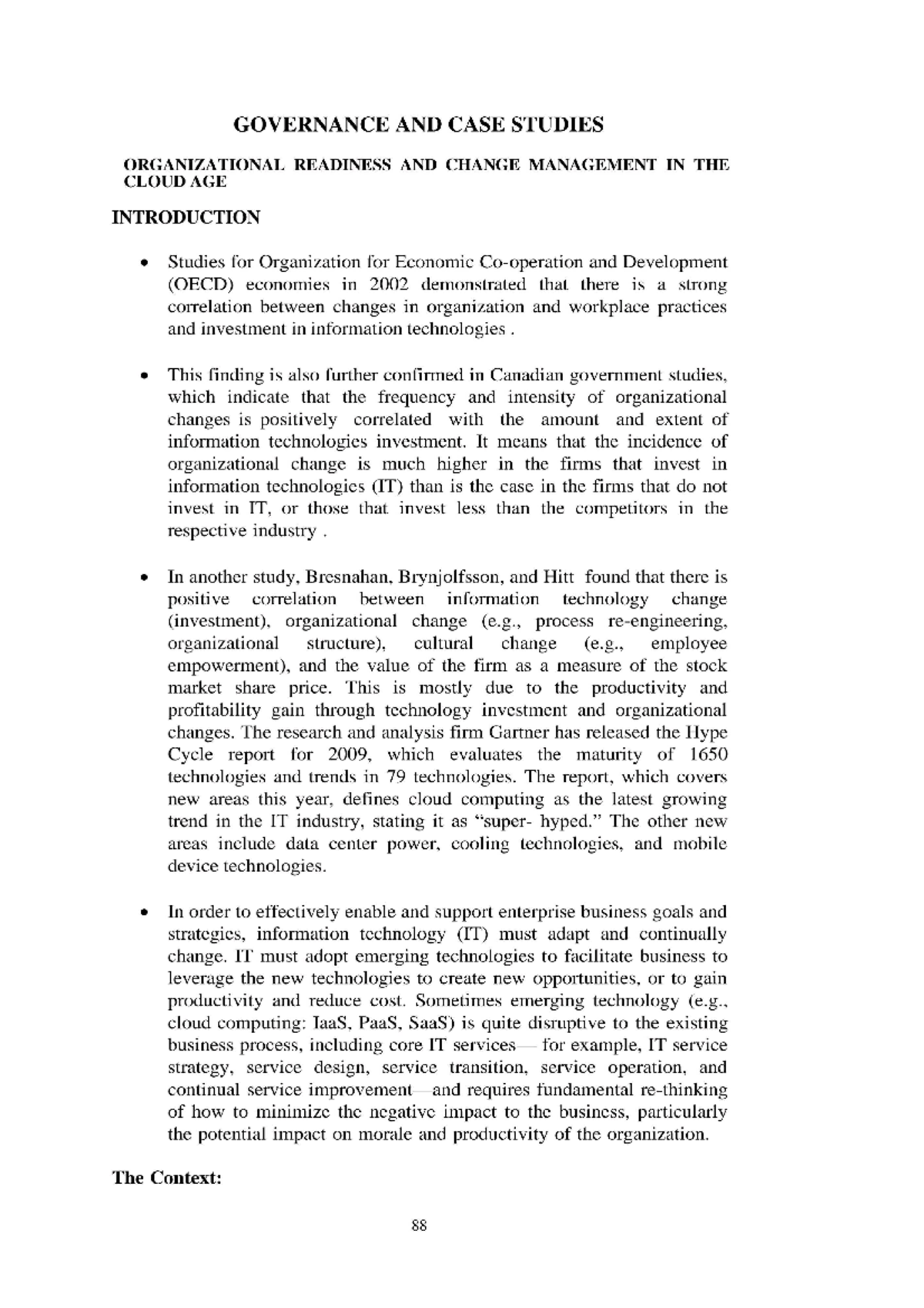 Governance and case studies 1 - Cloud Computing - Studocu