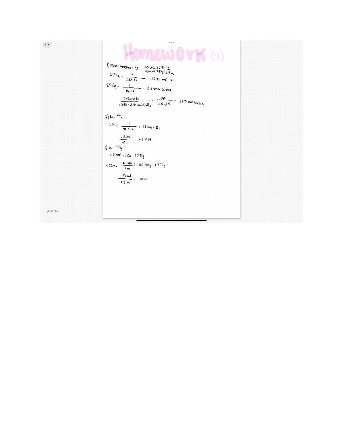 Chm Practice problems - CHM2046 - Studocu