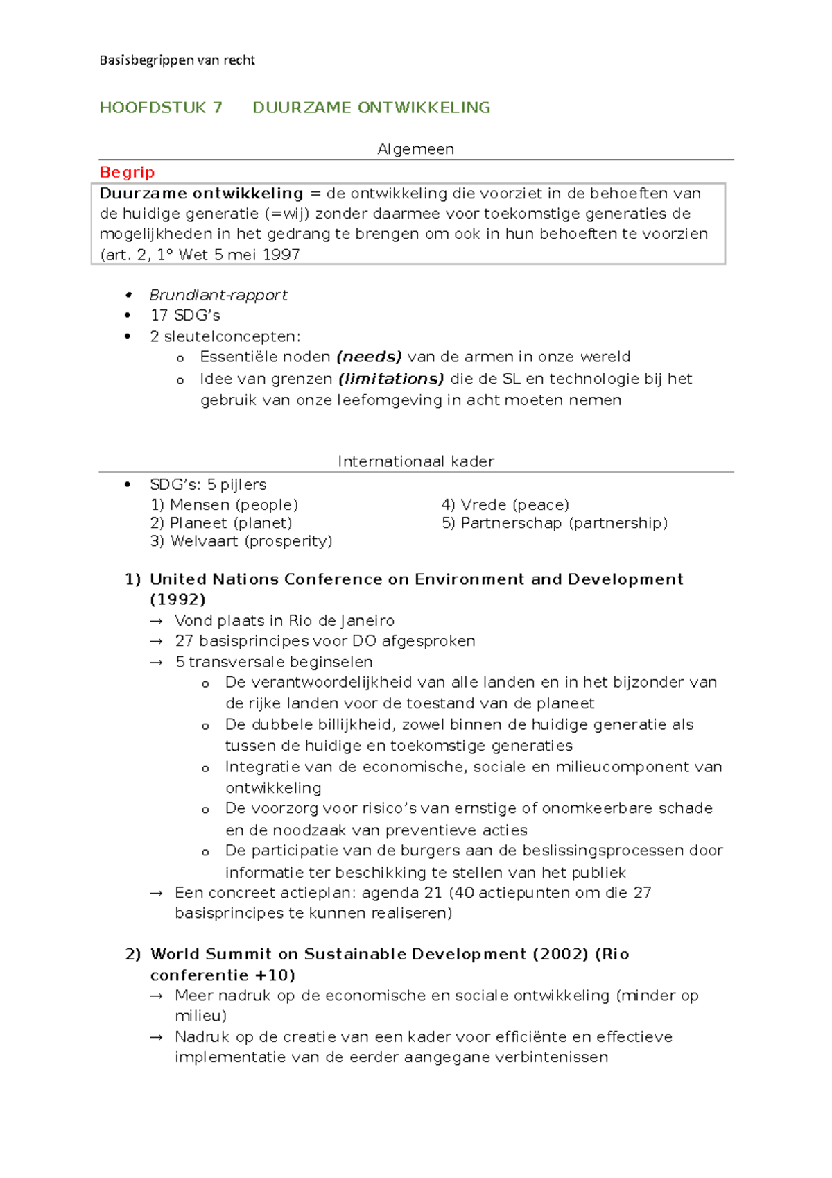 Hoofdstuk 7 Duurzame Ontwikkeling - Basisbegrippen Van Recht - UGent ...