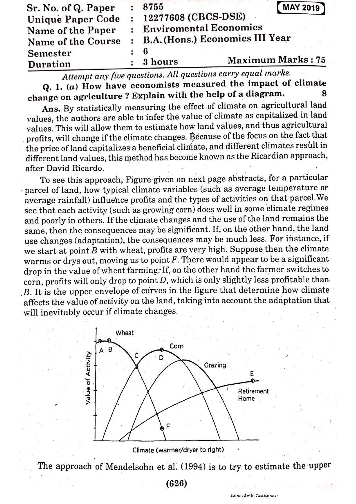 environmental economics thesis topics