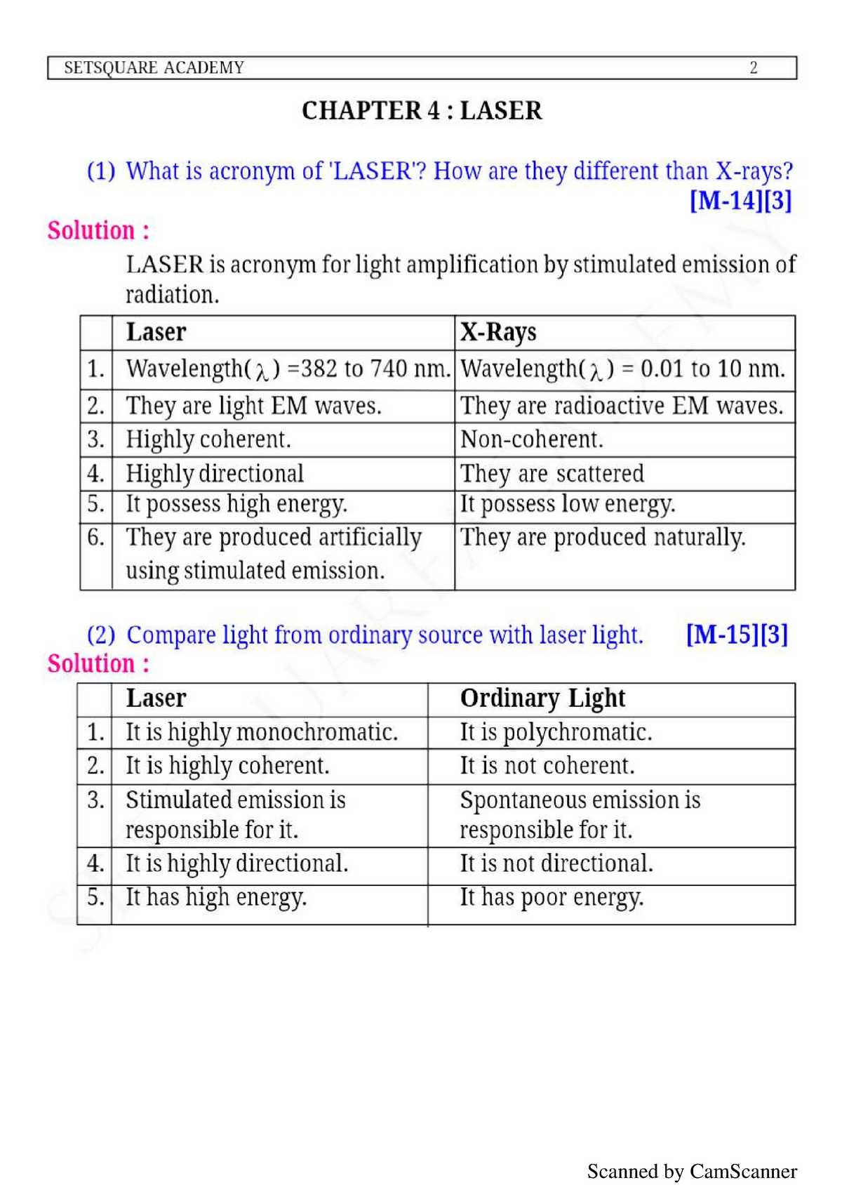 Laser - Lecture Notes 1,4,5,6 - Applied Physics‐II - Scanned By ...