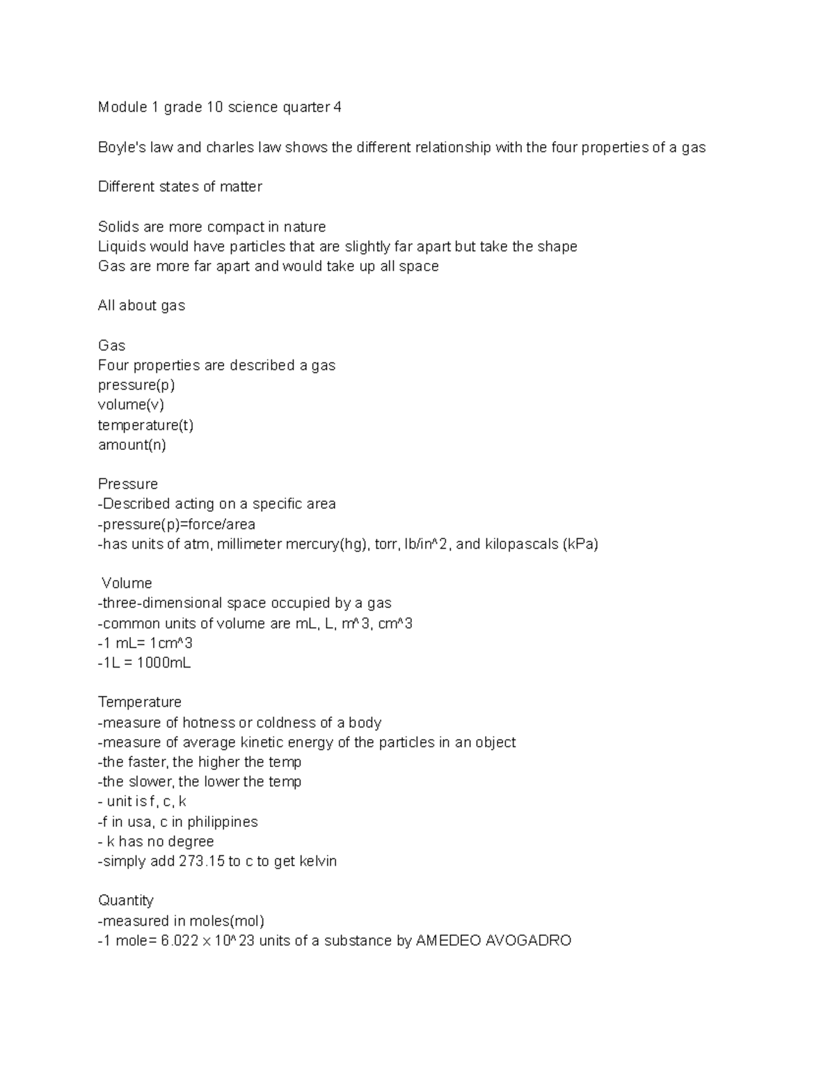 Untitled document-3 - dbniudfib - Module 1 grade 10 science quarter 4 ...