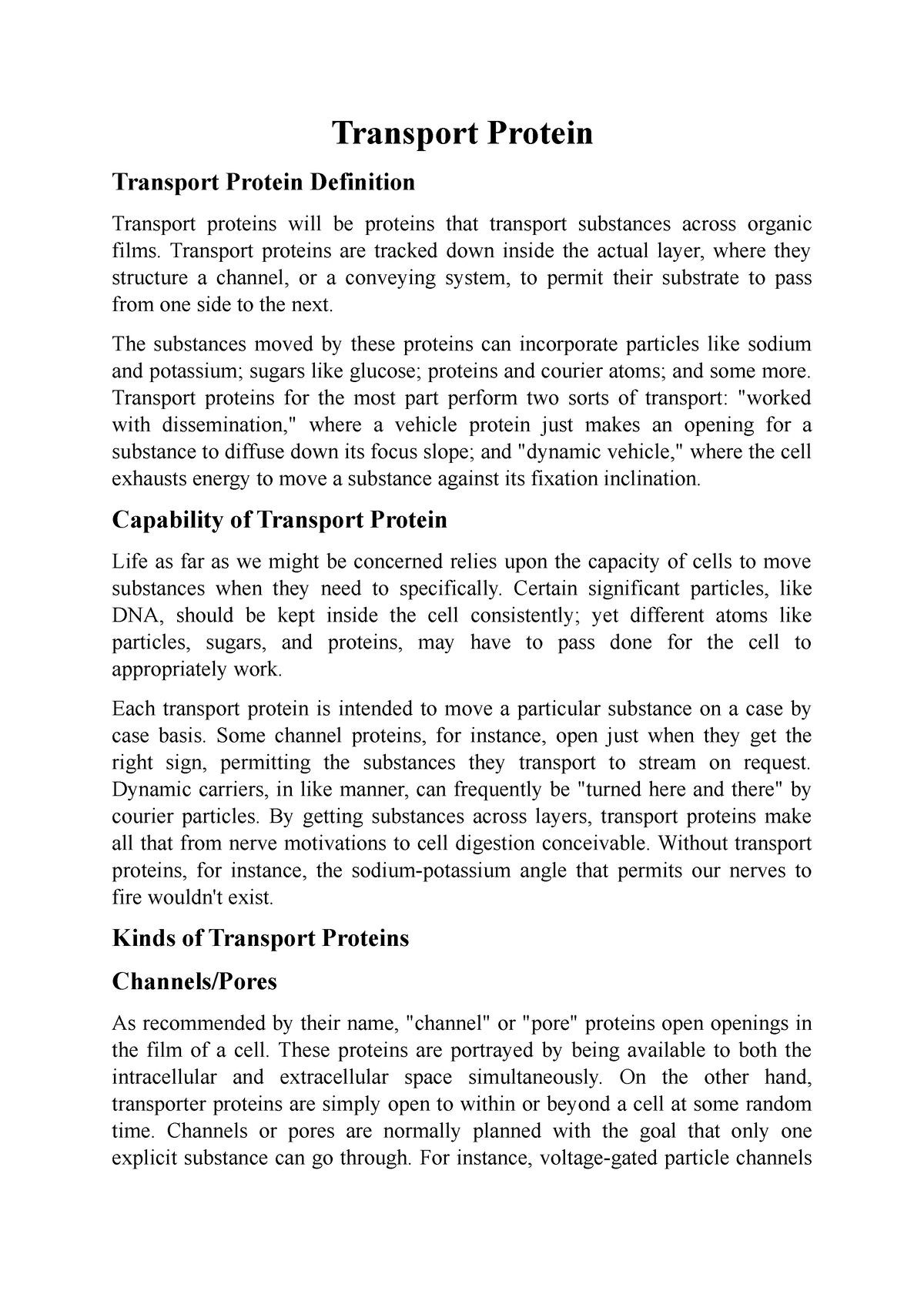 transport-protein-transport-protein-transport-protein-definition